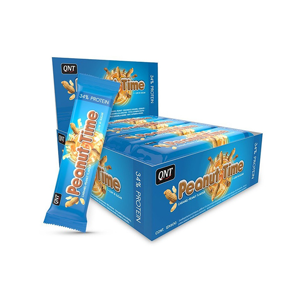 Peanut Time proteinska čokoladica 60 gr QNT Nutrition